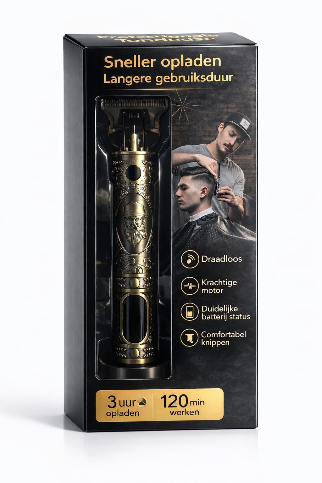 draadloze haar & baard trimmer
