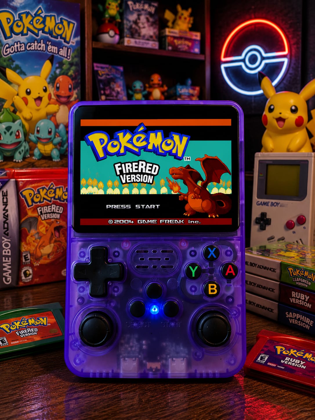 draagbare retro videogame console / gameboy